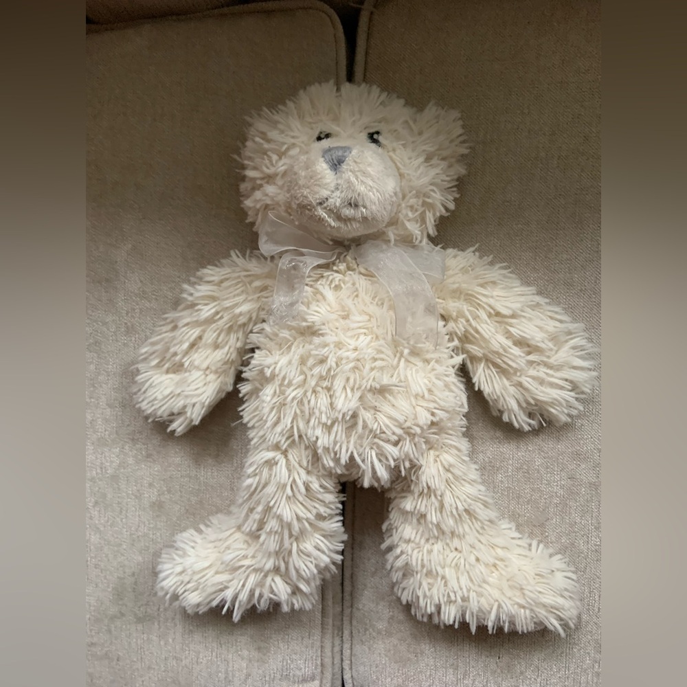 First Impressions vintage Cream Stuffed Teddy Bear